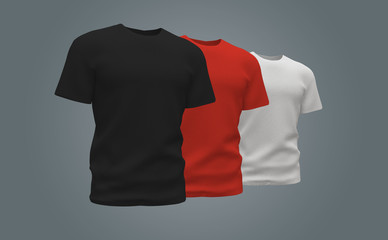 T-Shirt  Mockup 3D Rendering Design