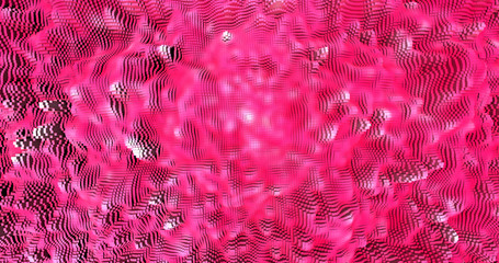 Wall Mural - Abstract grid shape landscape background. 3D rendering