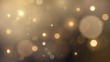 Vector background with golden bokeh dust, sparks with blur effect