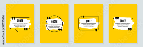 Fotomural Quote frames blank templates set