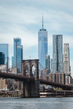 Fototapeta Most - Brooklyn bridge and Manhattan cityscape