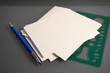 © ErnyPapas - Lapiz portaminas con notas de papel y plantilla de circulos