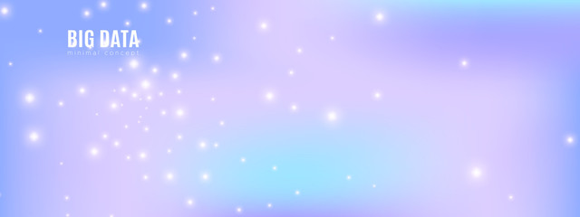 Wall Mural - cosmic technology abstract. big data. blue depth