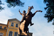 Trabzon, Turkey, 09 January 2010: Sultan Selim Statue, 1489-1515, Governor of Trabzon, Ortahisar