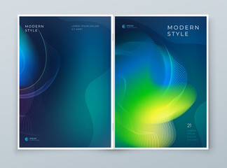 Wall Mural - liquid abstract cover background design. fluid dynamic graphic element for modern brochure, banner, 