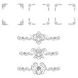 © anomalicreatype - Classic Vitage Wedding Vector Ornaments frames Separator elements for Classic Vintage Wedding Invitation
