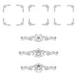 © anomalicreatype - Classic Vitage Wedding Vector Ornaments frames Separator elements for Classic Vintage Wedding Invitation