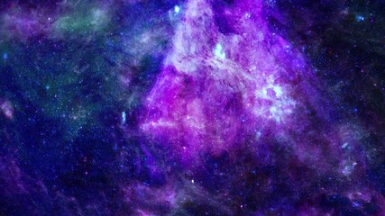 Wall Mural - Animation view to travelling across the universe in moving