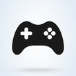 Game controller icon. Video game console. Vector illustration