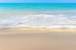 Sand sea and soft ocean wave summer background
