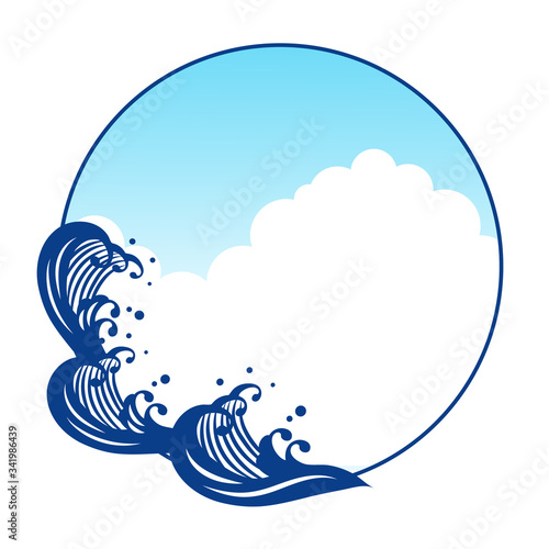 海の高波と波しぶきの和風フレーム2 Buy This Stock Vector And Explore Similar Vectors At Adobe Stock Adobe Stock 海の高波と波しぶきの和風フレーム2 Buy This Stock Vector And Explore Similar Vectors At Adobe Stock Adobe Stock