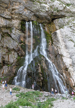 Gegsky Waterfall In Abkhazia