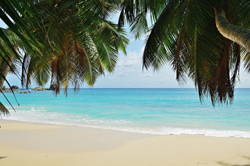 Wall Mural - Tropical beach, Seychelles islands. Mahe