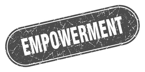 empowerment sign. empowerment grunge black stamp. Label