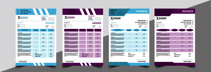 Invoice design template