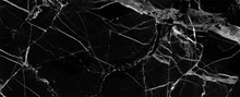 Black Cracked Marble Texture Frame Background