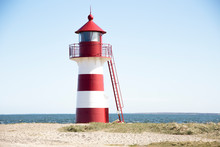 The Oddesund Lighthouse In Denmark
