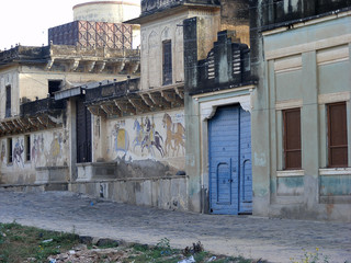 Wall Mural - Scorci del villaggio di Mandawa india