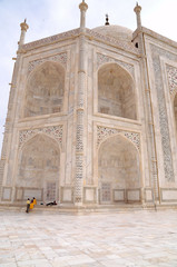 Poster - il complesso del Taj Mahal ad Agra in India
