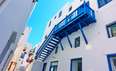 Poster - Whitewashed houses of Mykonos