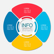 © vecarto - Vector iInfographic template for business, presentations, web design, 4 options.