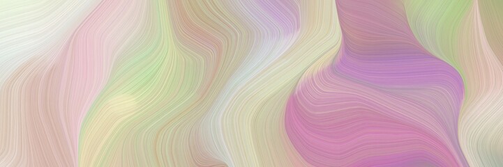 Leinwandbilder - smooth elegant graphic background with silver, rosy brown and antique white color. curvy background illustration