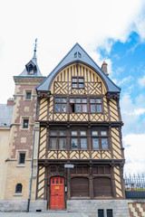 Wall Mural - Half-timbered house in Amiens, France