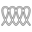 © Serhii - Induction cooking spiral electrical heat symbol type cooking surfaces sign utensil destination panel icon outline black color vector illustration flat style image