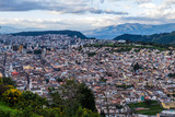 Fototapeta Do pokoju - Top view of Quito (the Capital of Ecuador).
