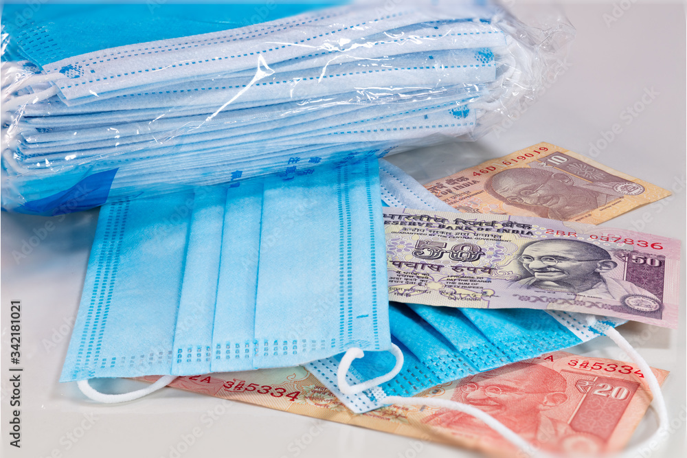 Face masks, the new currency in India. Corona Cov19 crisis makes mouth ...