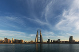 Fototapeta Londyn - Bahrain Skyline, a view from Bahrain bay