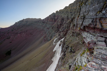 Poster - Faint Trail Heading Down Hill From Ptarmigan Tunnel