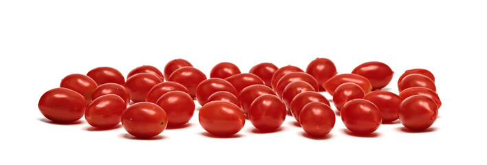 Wall Mural - cherry tomato isolated on white background