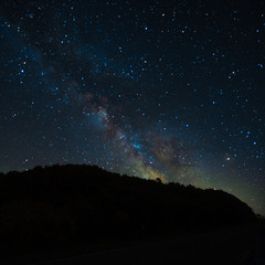 Wall Mural - a fabulous starry sky with the milky way, a screensaver for astrology, astronomy and horoscopes and 