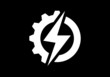 Electric logo and icon Vector design Template.Lightning Icon in Vector. Lightning Logo, Power Energy Logo Design Element,