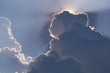 © BH - blue sky with sun ray and beautiful clouds