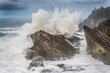 © Stephanie - waves crashing on rocks