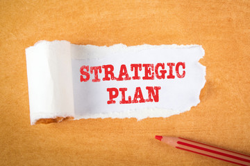 Wall Mural - Strategic Plan. Action, opportunities, education and business concept