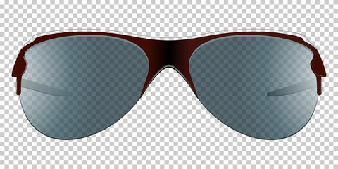 Canvas Print - Sunglasses vector realistic illustration on a background