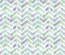 Zigzag Chevron Seamless Pattern Bright Ornament In Blue, Green, Purple. Isolated On A White Background. For The Design Of Wallpaper, Textile, Wrappers
