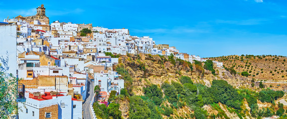 Poster - Panorama of Arcos on the rock, Spain