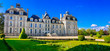 Elegant magnificent Cheverny castle, most well preserved castle in Loire Valley, France