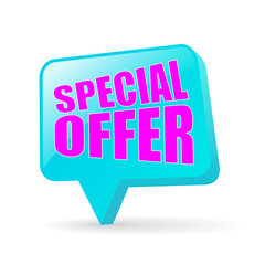 Wall Mural - Special offer vector icon