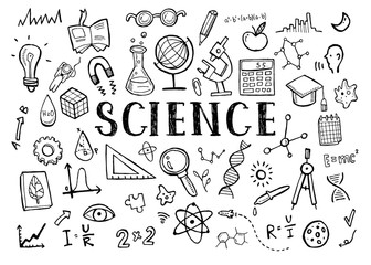 hand drawn science