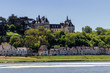 Chaumont castle and garden in Chaumont-sur-Loire in Loire valley (France)
