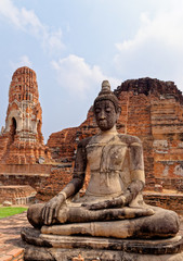 Buddhist temple of Wat Mahathat, Sukhothai - Thailand