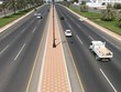 Both Way roads or Express highways with multiple lanes in between Interlocks for pedestrian ways made and installation of Street or flood lights for driving