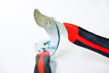 Labor day. Different tools isolated on a white background