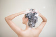 © tonefotografia - Happy  beautiful woman is taking a shower