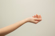 © bahadirbermekphoto - Woman hand on white background